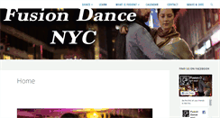 Desktop Screenshot of fusiondancenyc.com